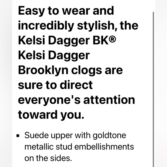 NEW Kelsi Dagger Brooklyn Journal clog - Picture 12 of 13